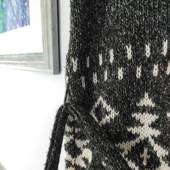 Addition Elle Long Knit Open Cardigan with Tie - Picture 9 of 10